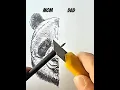 How to Draw PANDA Face