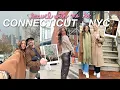 TRAVEL WITH ME TO CONNECTICUT visiting stamford trendy bars yummy eats mini NYC trip
