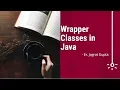 Wrapper Class Concept - Core Java