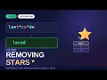 Removing Stars From a String - LeetCode 2390 Stack Trick Explained Easy Python Hindi