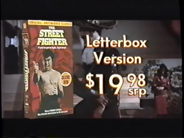 The Street Fighter (1974) – The Street Fighter Collection (1996) Promo (VHS Capture)