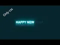 CSS Glowing Text Animation Effects CSS Blinking Text Effects Happy New Year