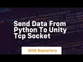 Send data from python to unity tcp socket