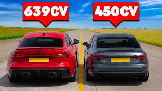 Audi RS5 vs Audi S4 de 450cv: CORRIDA DE ARRANCADA
