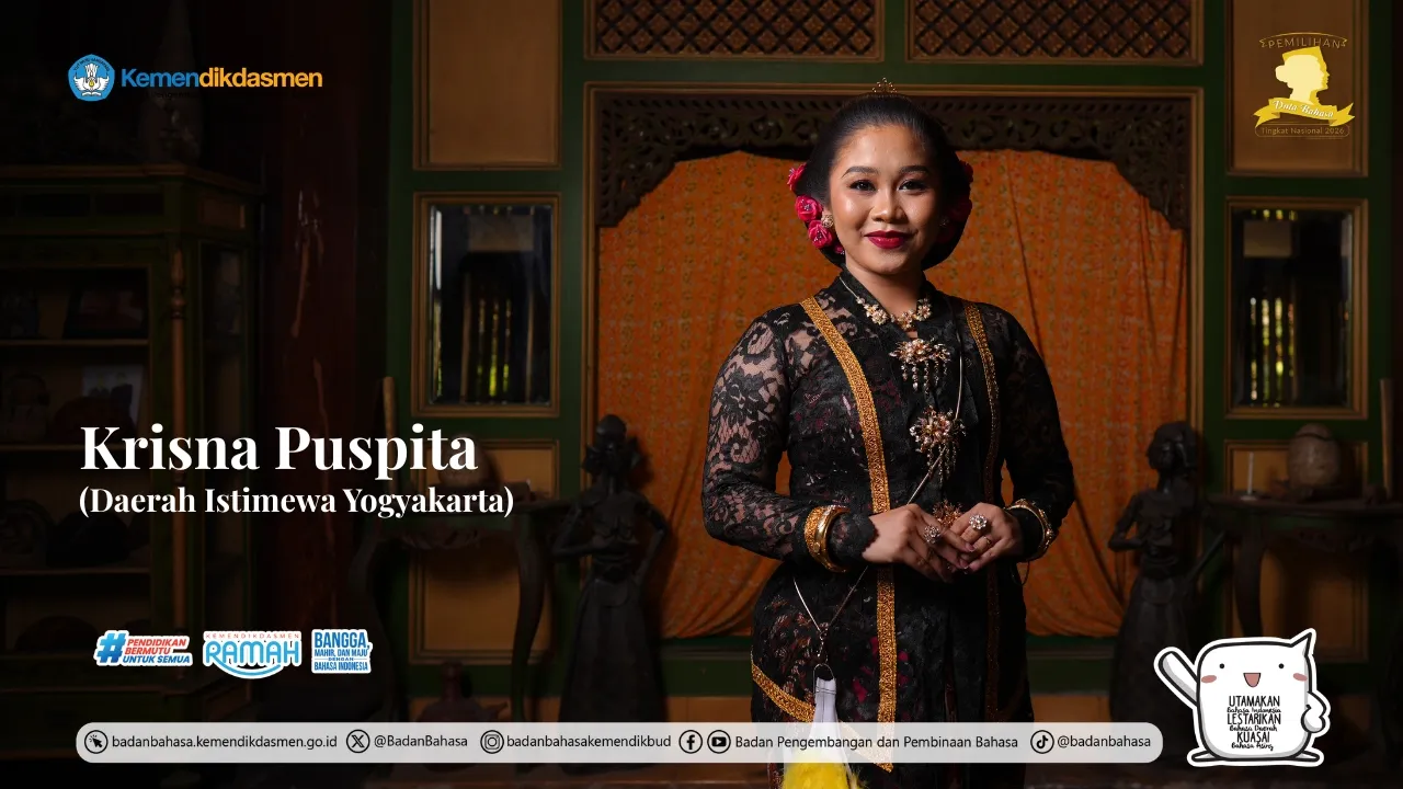 Krisna Puspita, Duta Bahasa Nasional 2026, Provinsi Daerah Istimewa Yogyakarta