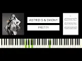 Download Lagu Astrid S, Dagny - Pretty (BEST PIANO TUTORIAL \u0026 COVER)