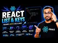 React Lists Keys Explained Hindi map Unique Keys React Tutorial for Beginners