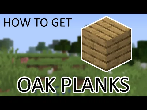 Download MP3 How To Get OAK PLANKS in MINECRAFT (Guide/Tutorial)