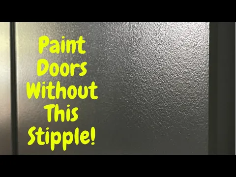 Download MP3 How to Paint a Door Without Brush Strokes or Roller Stipple - Spencer Colgan