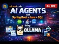 SQL Ai agent with Spring Boot and Ollama to fetch Database data by giving prompt only