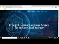 Efficient Regular Language Search for Secure Cloud Storage Java IEEE Final Year Project