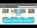Build a Recipe App With React React Recipe Finder Demo