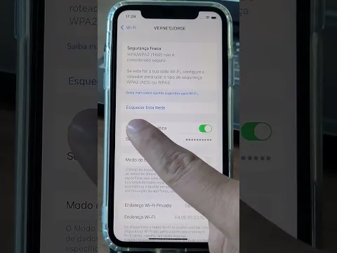 Como desconectar e remover rede Wi-Fi no iPhone 17 - Passo a passo