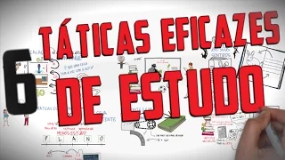 6 GRANDES TÁTICAS de ESTUDO | Seja Um ESTUDANTE Melhor | Estude de forma eficaz
