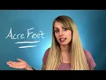 Water Words - Acre Feet