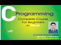 Programming in C Part 3 printf Online Lecture In Hindi