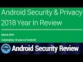 Android Security In Review
