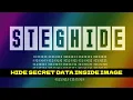 How to hide data in image using steganography