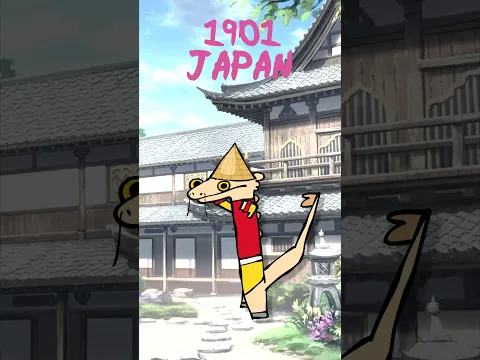 Toothless dance: Different years 1901 Japan