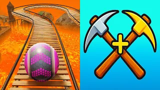 Rollance Adventure Balls VS Merge Miners - Gameplay Android iOS