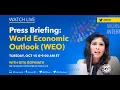Press Briefing World Economic Outlook WEO