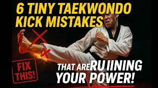 6 Tiny Taekwondo Kick Mistakes That Are RUINING Your Power!