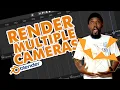 Blender Tutorial How to Render Multiple Cameras at Once