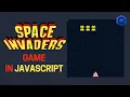 Space invaders game in HTML CSS JS with source code - speed coding beginner Javascript games