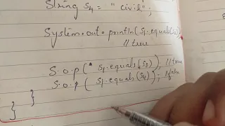String Length and String comparison Lecture 41