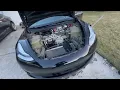 How to open a stuck Tesla Frunk when it does not pop up at all