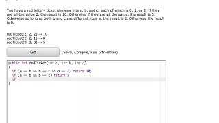 CodingBat - Logic 1-redTicket Explained