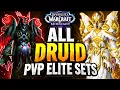 All 26 Druid Elite PvP Sets Cataclysm Midnight World of Warcraft WoW Midnight