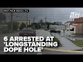 West Palm Beach police arrest 6 near area residents call dope hole