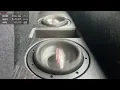 B2 Rampage 8 v2 140 32hz in a 2 5net Tuned 33hz 925 A Pair shipped Cont US