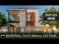 40x50 4 BHK House plan 225 Gaj 2000 sqft 40 50 house plan 3d DV Studio