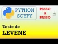 Levene s test - Tutorial using Python and SciPy