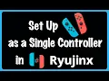 How to Set Up Joy-Cons as a Single Controller or Pair in Ryujinx - Nintendo Switch Emulator Tutorial
