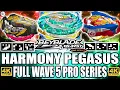 HARMONY PEGASUS PRO SERIES QR CODE ALL WAVE 5 PRO SERIES QR CODES BEYBLADE BURST APP QR CODES 4K60