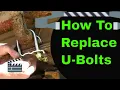 How to replace U-bolts on utility trailer