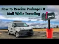How to Receive Packages While Traveling