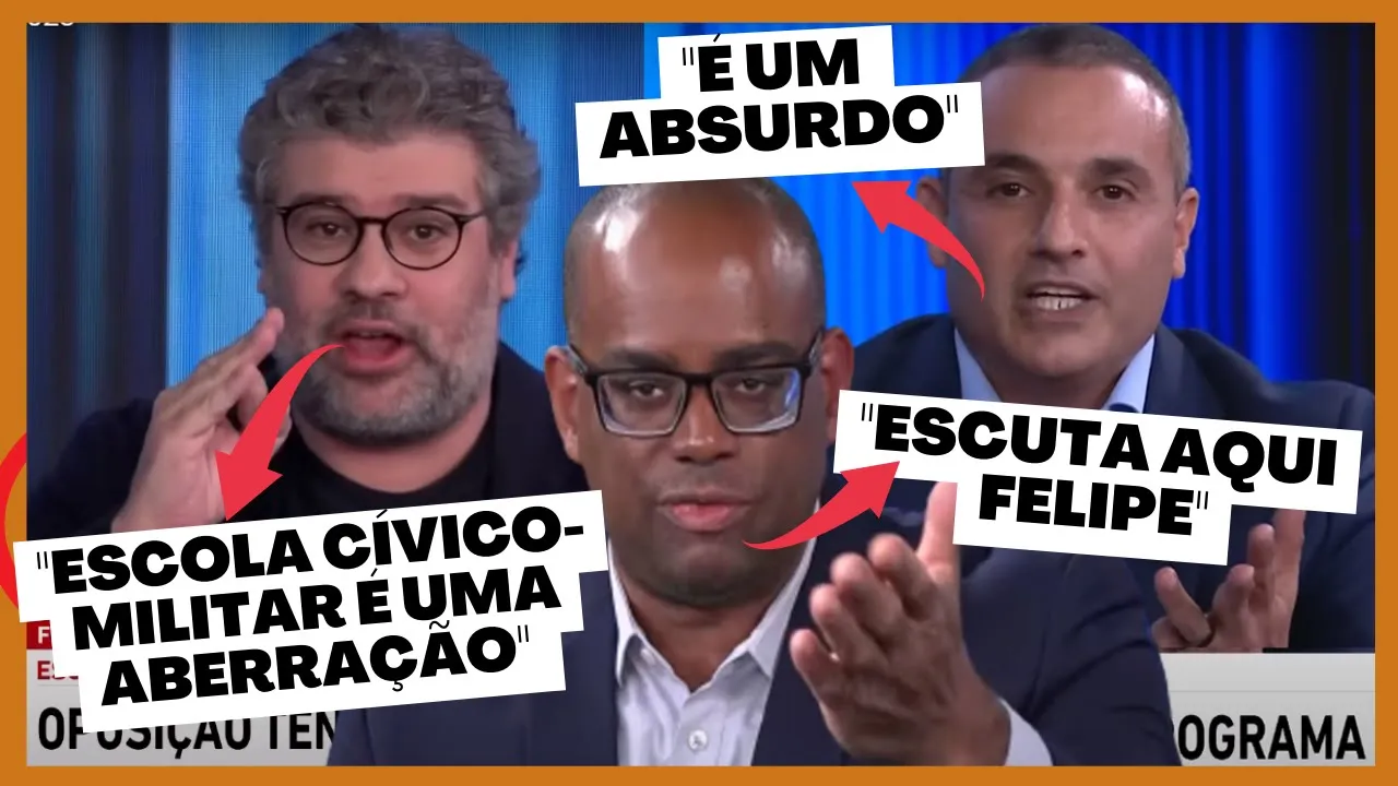 O CLIMA FICOU TENSO COM O ANTI HORARIO AO FALAR DO FIM DAS  ESCOLAS CÍVICO-MlLlTARES