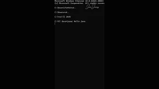 Hello World First Java Program
