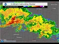 June 18-19 Severe Storms and Flooding Radar Loop 11 PM - 5 AM EDT