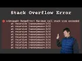 JavaScript Stack Overflow Example