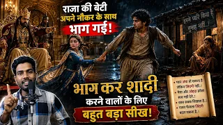 एक राजा की बेटी अपने नौकर के साथ भाग तो गई लेकिन नौकर आधे रास्ते में जाकर शादी से किया इनकार