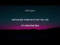 Wale ft. Elmiene - Overthink (Lyrics)