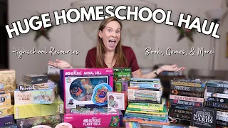 HUGE 9th Grade Homeschool Haul Everything I Bought for High School