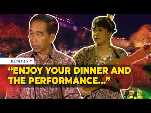 Download MP3 [FULL] Jokowi Sambut Tamu Negara saat Gala Dinner WWF di Bali: Enjoy Your Dinner and The Performance