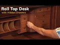 Home Office Mission Deluxe Roll Top Desk DutchCrafters