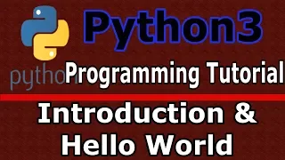 Python3 Programming Introduction Hello World Application